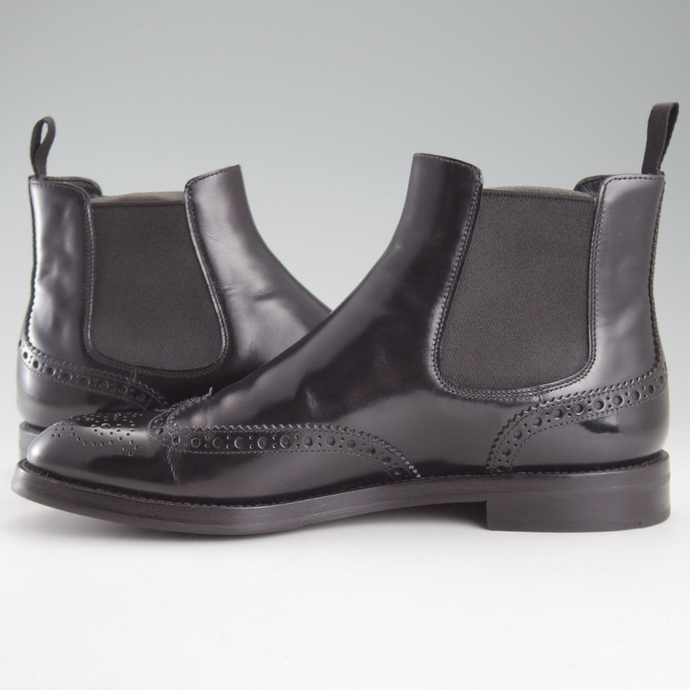 極美品★チャーチ(レディース) SIZE 38【貴重★サイドゴアブーツ/CAMILLE】ポリッシュドバインダーカーフ/黒/Church's★o832