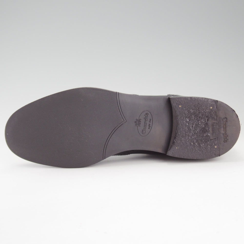 極美品★チャーチ(レディース) SIZE 38【貴重★サイドゴアブーツ/CAMILLE】ポリッシュドバインダーカーフ/黒/Church's★o832
