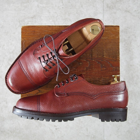 極美品★(英)チーニー 7.5F【定価￥97,900-★ケンゴン/CAIRNGORM 2R/ヴェルトショーン製法】ストレートチップ/赤茶/メンズ/CHEANEY★n277