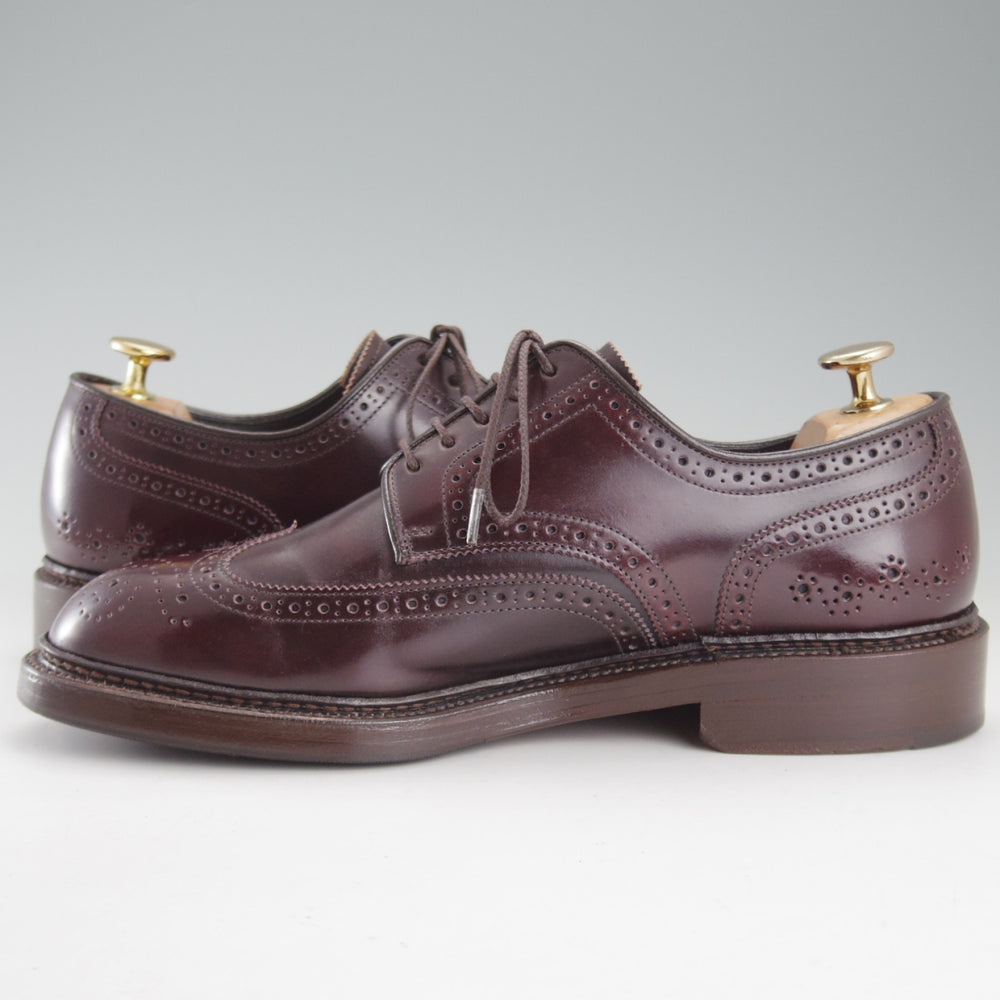 極上★シェットランドフォックス SIZE 6【定価￥121,000-★コードバン仕様/047F】フルブローグ/赤茶/メンズ /SHETLANDFOX★o834