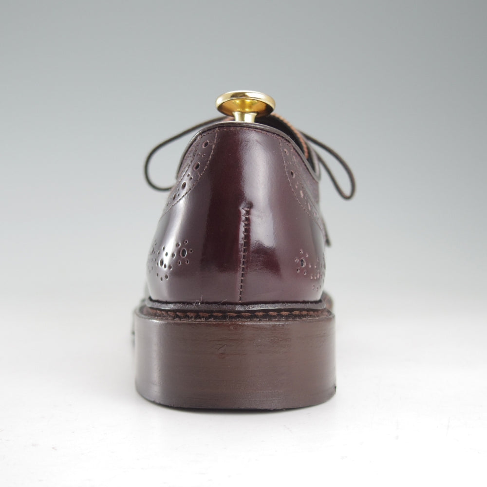極上★シェットランドフォックス SIZE 6【定価￥121,000-★コードバン仕様/047F】フルブローグ/赤茶/メンズ /SHETLANDFOX★o834