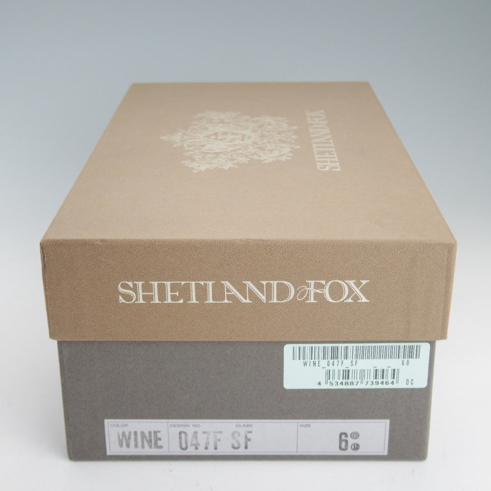 極上★シェットランドフォックス SIZE 6【定価￥121,000-★コードバン仕様/047F】フルブローグ/赤茶/メンズ /SHETLANDFOX★o834