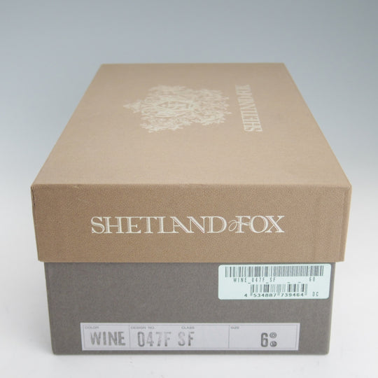 極上★シェットランドフォックス SIZE 6【定価￥121,000-★コードバン仕様/047F】フルブローグ/赤茶/メンズ /SHETLANDFOX★o834