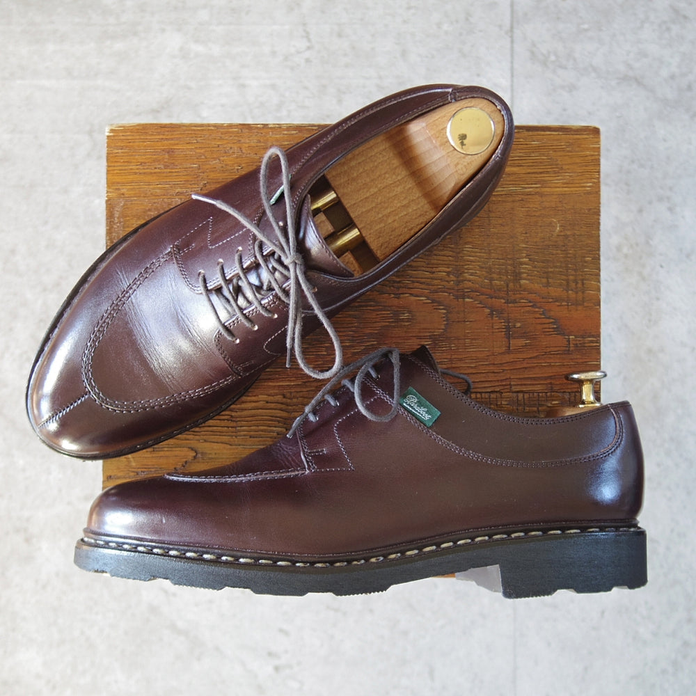 極上★パラブーツ SIZE 7.5【定価￥94,600-★アヴィニョン/AVIGNON】グリフソール/リスレザー/カフェ/Uチップ/メンズ/Paraboot★o290