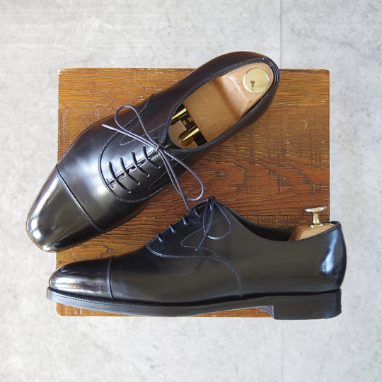 極上★エドワードグリーン 6E【定価￥253,000-★チェルシー/CHELSEA/808ラスト】ストレートチップ/カーフ/黒/EDWARD GREEN★o291