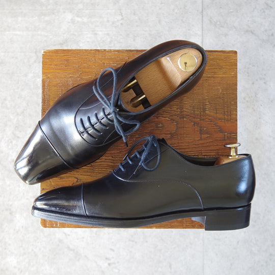 極上★(英)ガジアーノ&ガーリング 7E【定価￥242,000-★OXFORD/TG73ラスト】ストレートチップ/黒/GAZIANO&GIRLING★o297