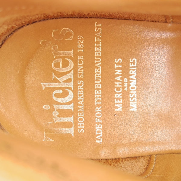 極上★トリッカーズ SIZE 7.5【モデル定価￥132,000-★クレイジーパターン仕様のEthan/モンキーブーツ】M6077/茶×緑/Tricker's★n788