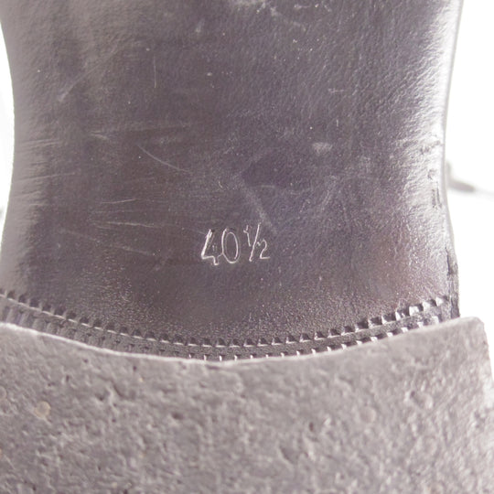 極上★(伊)F.LLIジャコメッティ SIZE 40.5【定価￥138,600-★ストレートチップ/FG602】GRIGIA SCラスト/カーフ/黒/Giacometti★o836