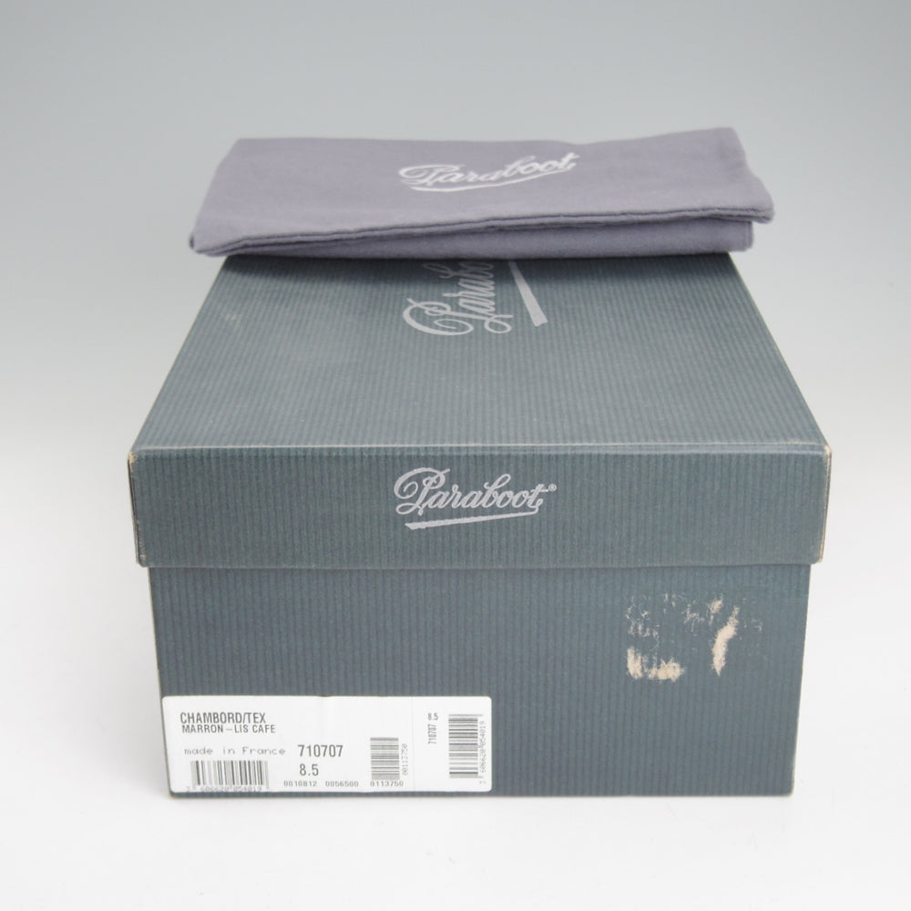 ほぼ未使用★パラブーツ 8.5【定価￥110,000-★シャンボード/CHAMBORD】Uチップ/TEXソール/リスレザー/CAFE/濃茶/メンズ/Paraboot★p411
