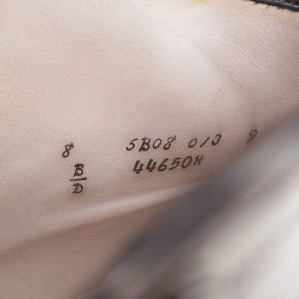 使用数回★オールデン 8D【現行定価20万円以上★コードバン/BEAMS PLUS別注/44650H】バリ—ラスト/レースアップブーツ/黒/ALDEN★n793
