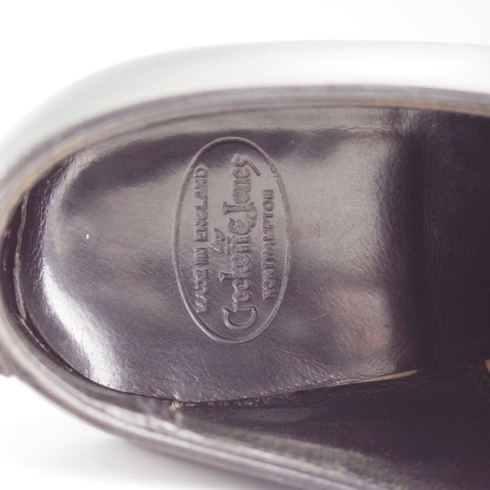 極上★クロケット&ジョーンズ 7E【ハンドグレードライン★パンチドキャップトゥ/ALDGATE】カーフ/黒/Crockett&Jones★o837