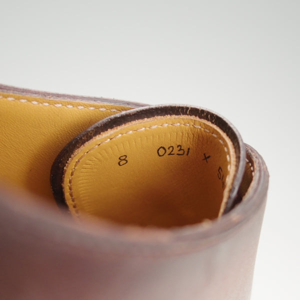極美品★(仏)ベルルッティ SIZE 8【カリグラフィ(スクリット)仕様★オックスフォードシューズ/センターシーム】濃茶/Berluti★n781