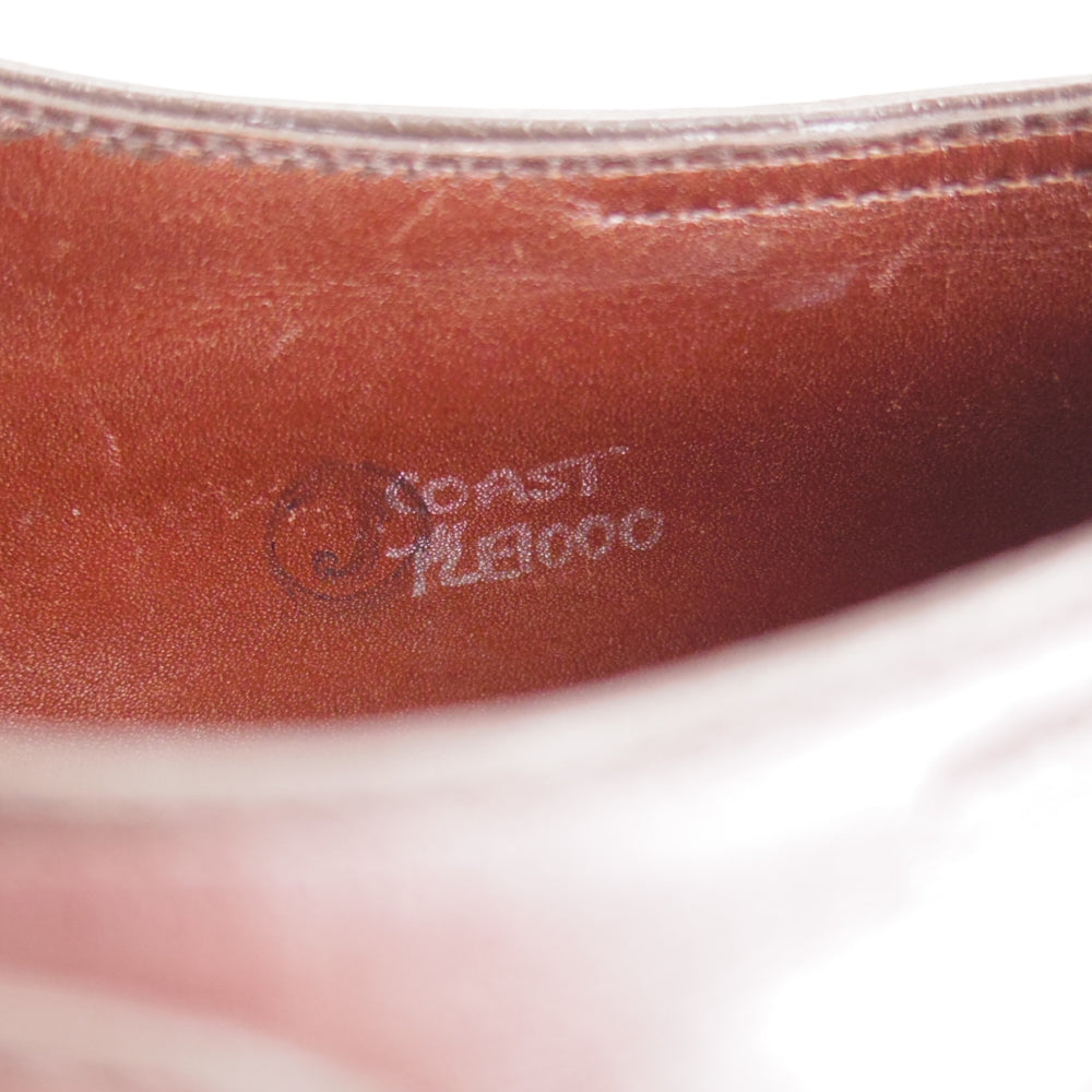 極美品★ジョンロブ 7.5E【現行定価30万円以上★ワンピース仕様のサイドモンク/COAST】プレステージライン/7000ラスト/カーフ/濃茶★o839