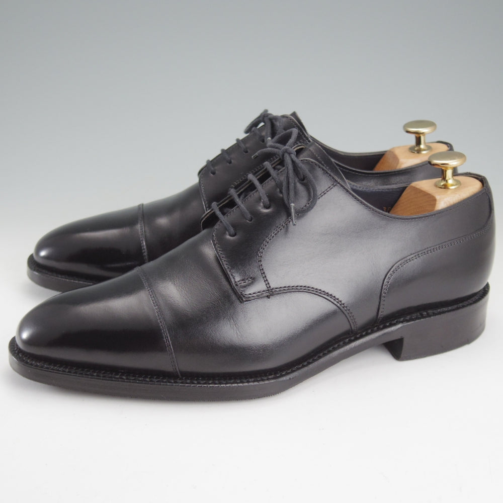 極上★(英)チーニー 7.5F【貴重★(英)ポールスミス別注/3888ラスト】ストレートチップ/カーフ/黒/メンズ/Paul smith/CHEANEY★o292