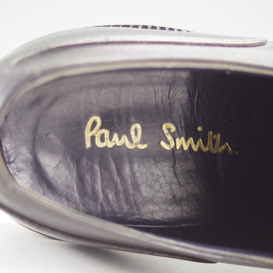 極上★(英)チーニー 7.5F【貴重★(英)ポールスミス別注/3888ラスト】ストレートチップ/カーフ/黒/メンズ/Paul smith/CHEANEY★o292