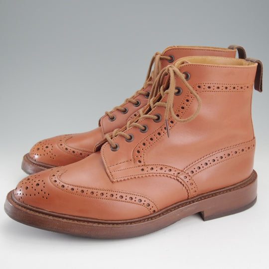 極上★トリッカーズ SIZE 9【定価￥143,000-★MALTON/モールトン】シーシェイド/C Shade/M2508/カントリーブーツ/茶/Tricker's★o293