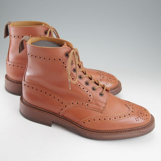 極上★トリッカーズ SIZE 9【定価￥143,000-★MALTON/モールトン】シーシェイド/C Shade/M2508/カントリーブーツ/茶/Tricker's★o293