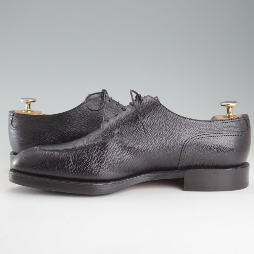 極美品★ジョンロブ 7E【定価￥266,200-★HARLYN/スキンステッチ/8695ラスト】Uチップ/シボ革/黒/メンズ/JOHN LOBB★o843