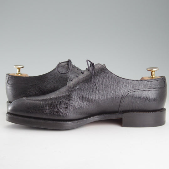 極美品★ジョンロブ 7E【定価￥266,200-★HARLYN/スキンステッチ/8695ラスト】Uチップ/シボ革/黒/メンズ/JOHN LOBB★o843