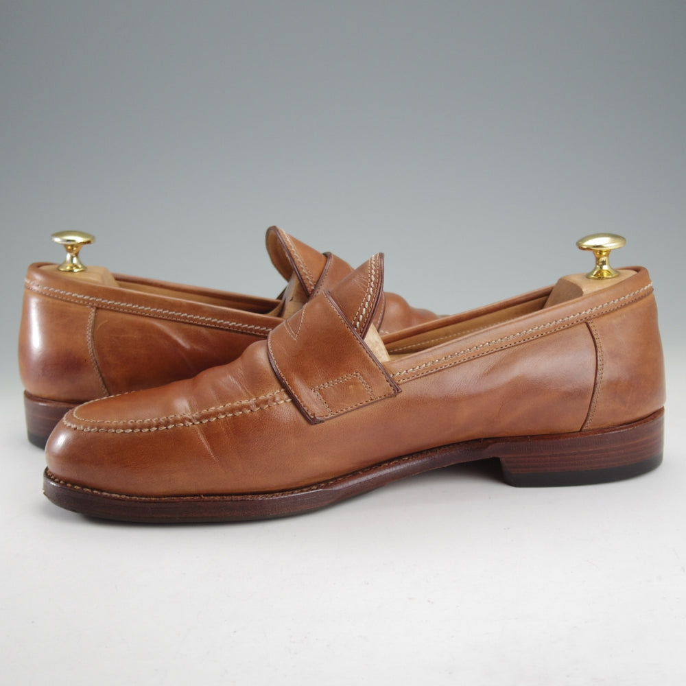 ★(伊)F.LLIジャコメッティ SIZE 43【定価￥136,400-★コインローファー/FG257】LUIGINOラスト/ホースレザー/茶/Giacometti★o295