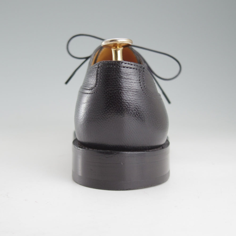 極美品★ジョンロブ 7E【定価￥266,200-★HARLYN/スキンステッチ/8695ラスト】Uチップ/シボ革/黒/メンズ/JOHN LOBB★o843