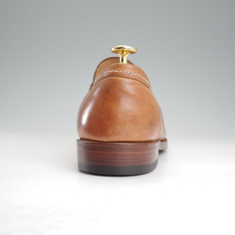 ★(伊)F.LLIジャコメッティ SIZE 43【定価￥136,400-★コインローファー/FG257】LUIGINOラスト/ホースレザー/茶/Giacometti★o295