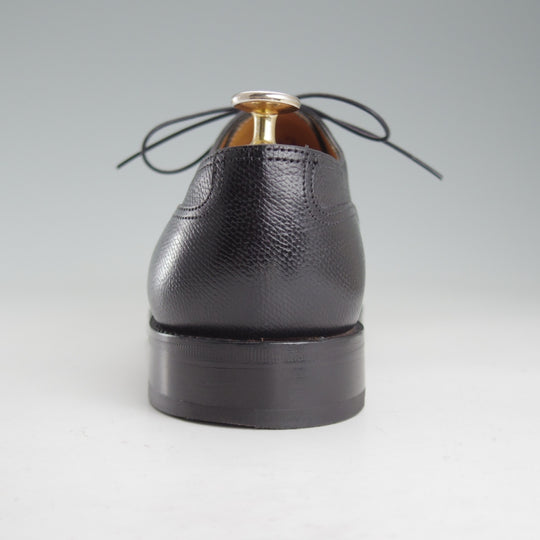極美品★ジョンロブ 7E【定価￥266,200-★HARLYN/スキンステッチ/8695ラスト】Uチップ/シボ革/黒/メンズ/JOHN LOBB★o843