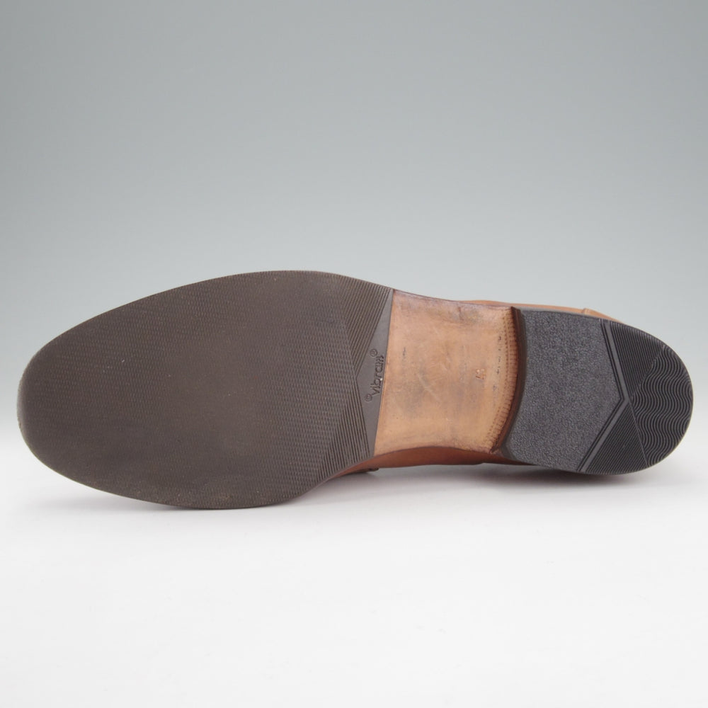 ★(伊)F.LLIジャコメッティ SIZE 43【定価￥136,400-★コインローファー/FG257】LUIGINOラスト/ホースレザー/茶/Giacometti★o295