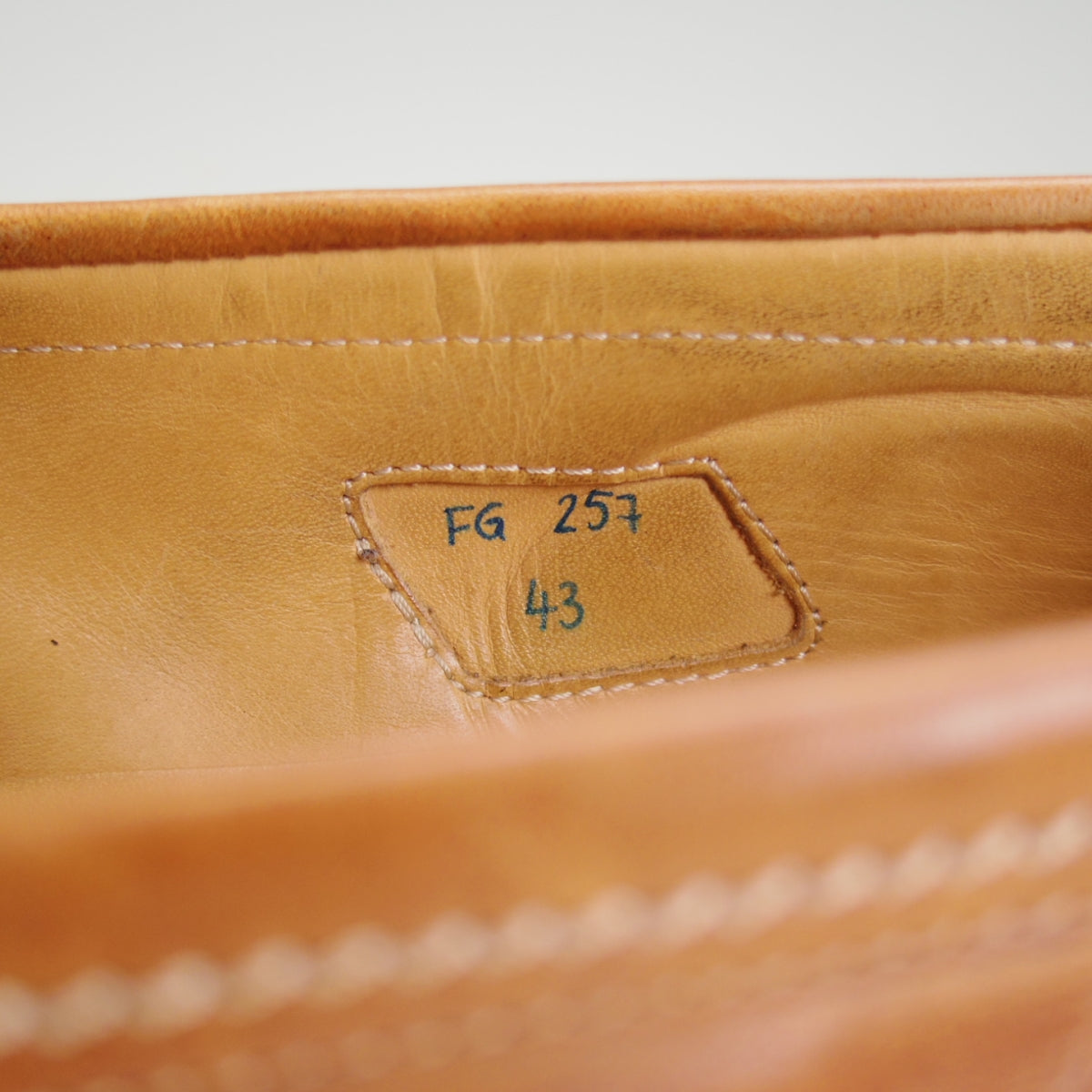 F.LLIジャコメッティ FG257 コインローファー 43 LUIGINOラスト 中古
