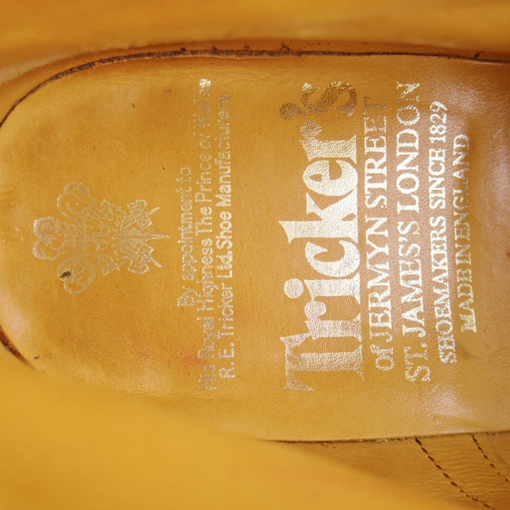 極上★トリッカーズ SIZE 7.5【定価￥143,000-★MALTON/モールトン】M2508/カントリーブーツ/茶/メンズ/Tricker's★o846