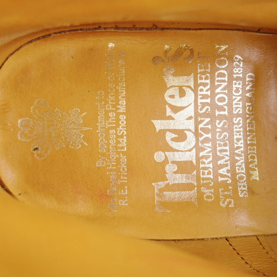 極上★トリッカーズ SIZE 7.5【定価￥143,000-★MALTON/モールトン】M2508/カントリーブーツ/茶/メンズ/Tricker's★o846
