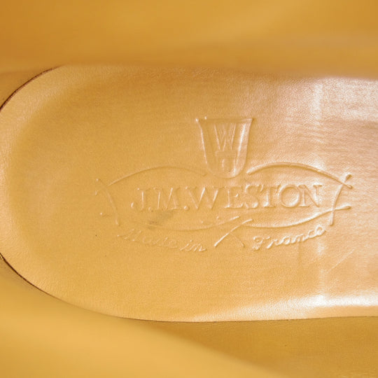 極美品★J.M.ウエストン 8E【定価￥24,2000-★ブーツ版トリプルソールダービー/291】23ラスト/ソフトカーフ/黒/Weston★o854