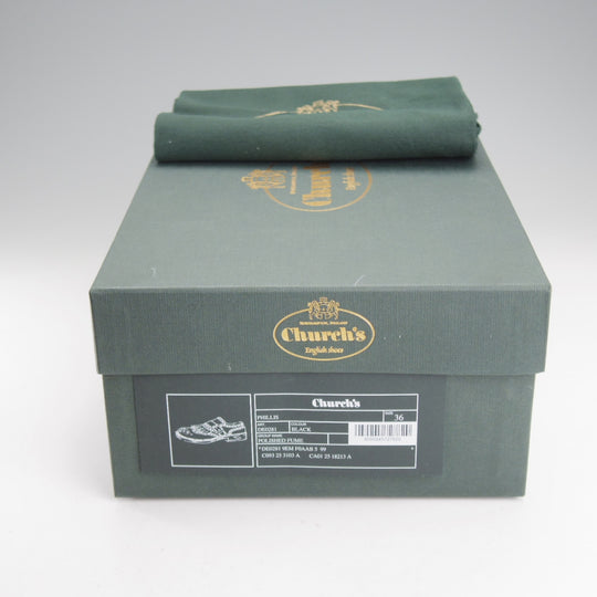 未使用★チャーチ(レディース) SIZE 36【貴重★キルトモンク/PHILLIS】フィリス/ポリッシュドフュメ/黒/Church's★o296