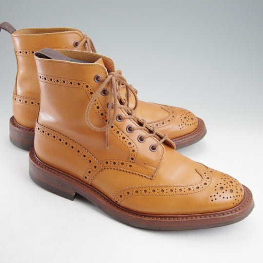 極美品★トリッカーズ SIZE 9【現行定価￥143,000-★ダイナイトソール/MALTON/エイコンアンティーク】カントリーブーツ/Tricker's★n785