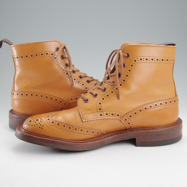 極美品★トリッカーズ SIZE 9【現行定価￥143,000-★ダイナイトソール/MALTON/エイコンアンティーク】カントリーブーツ/Tricker's★n785