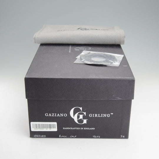 極上★(英)ガジアーノ&ガーリング 7E【定価￥242,000-★OXFORD/TG73ラスト】ストレートチップ/黒/GAZIANO&GIRLING★o297