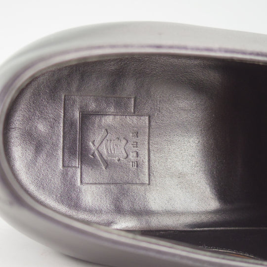 極美品★三陽山長 SIZE 8.5【現オーダー価格10万円以上★純正シューツリー付/ホールカット/一之介】R309ラスト/カーフ/黒/メンズ★o845