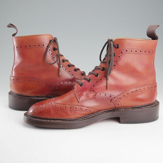 極上★トリッカーズ SIZE 7.5【定価￥143,000-★MALTON/モールトン】M2508/カントリーブーツ/茶/メンズ/Tricker's★o846