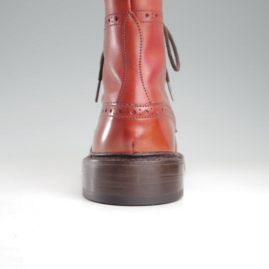 極上★トリッカーズ SIZE 7.5【定価￥143,000-★MALTON/モールトン】M2508/カントリーブーツ/茶/メンズ/Tricker's★o846