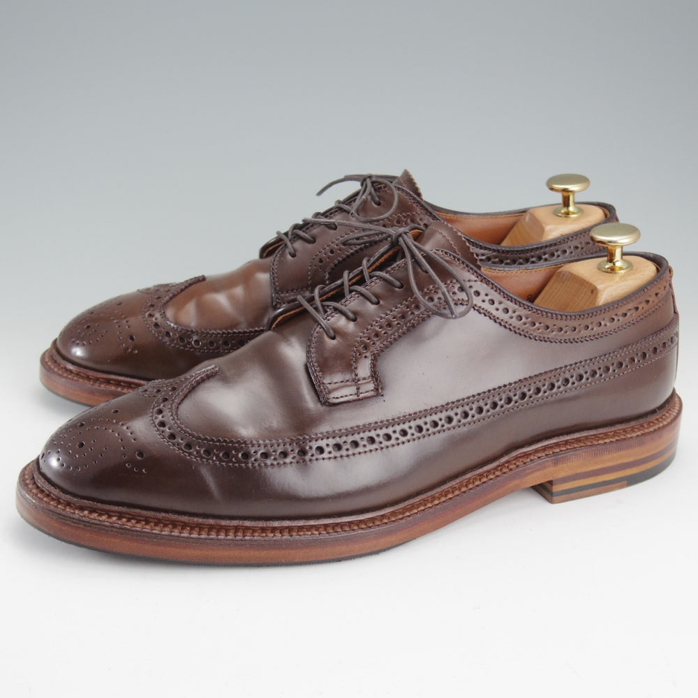 極上★オールデン 8E【貴重★シガー色/コードバン/97894】ロングウイング/バリーラスト/茶/メンズ/ALDEN★o301