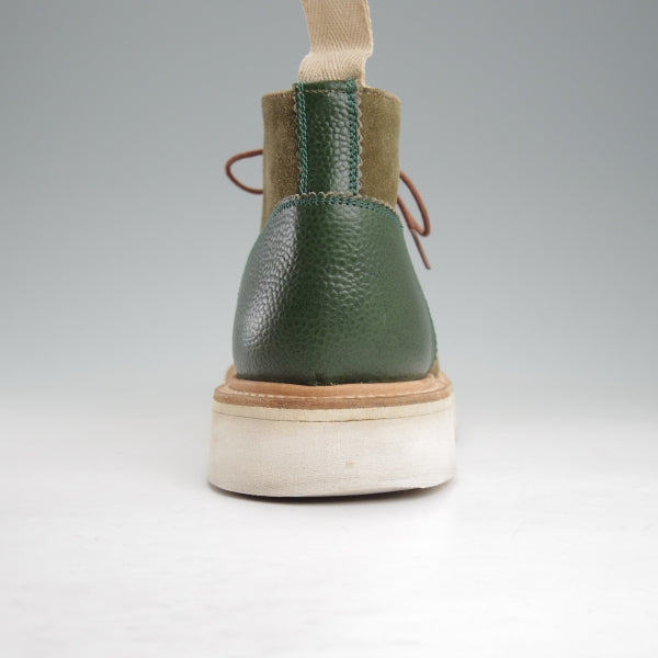 極上★トリッカーズ SIZE 7.5【モデル定価￥132,000-★クレイジーパターン仕様のEthan/モンキーブーツ】M6077/茶×緑/Tricker's★n788