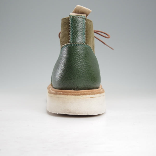 極上★トリッカーズ SIZE 7.5【モデル定価￥132,000-★クレイジーパターン仕様のEthan/モンキーブーツ】M6077/茶×緑/Tricker's★n788