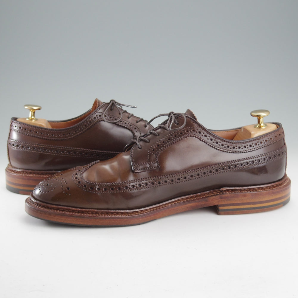極上★オールデン 8E【貴重★シガー色/コードバン/97894】ロングウイング/バリーラスト/茶/メンズ/ALDEN★o301