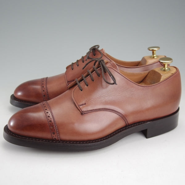 未使用★(英)チーニー 8F【モデル定価￥78,100-★ダイナイトソール仕様/ASTWELL R】1886ラスト/パンチドキャップトゥ/茶/CHEANEY★n789
