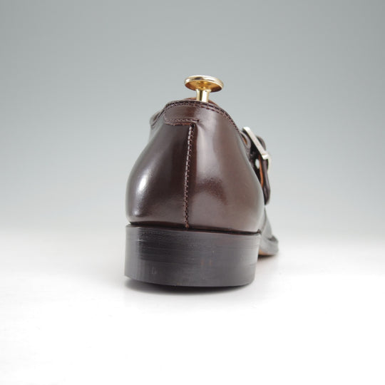 未使用★オールデン 8D【貴重★シガー色/コードバン/N9001】モンクストラップ/モディファイドラスト/茶/メンズ/ALDEN★o302