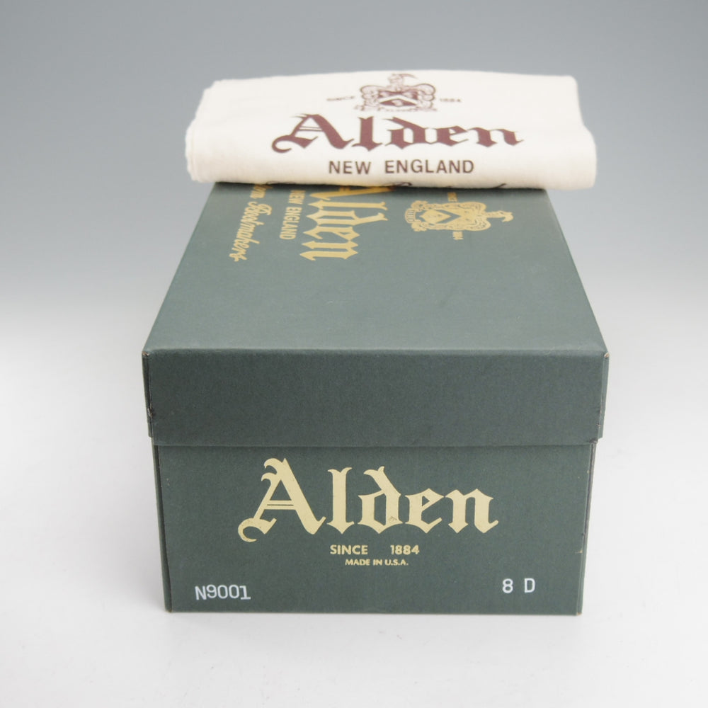 未使用★オールデン 8D【貴重★シガー色/コードバン/N9001】モンクストラップ/モディファイドラスト/茶/メンズ/ALDEN★o302