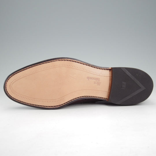 未使用★(米)アレンエドモンズ 9D【現行定価13万円程度★McAllister/フルブローグ】カーフ/Merlot/赤茶/メンズ/ALLEN EDMONDS★n790