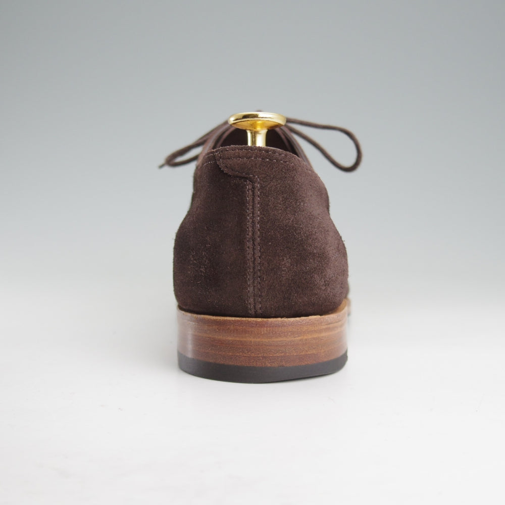 極上★ジョンロブ 7E【定価￥248,400-★プレーントゥ/BAY】8695ラスト/スエード/濃茶/メンズ/JOHN LOBB★o850