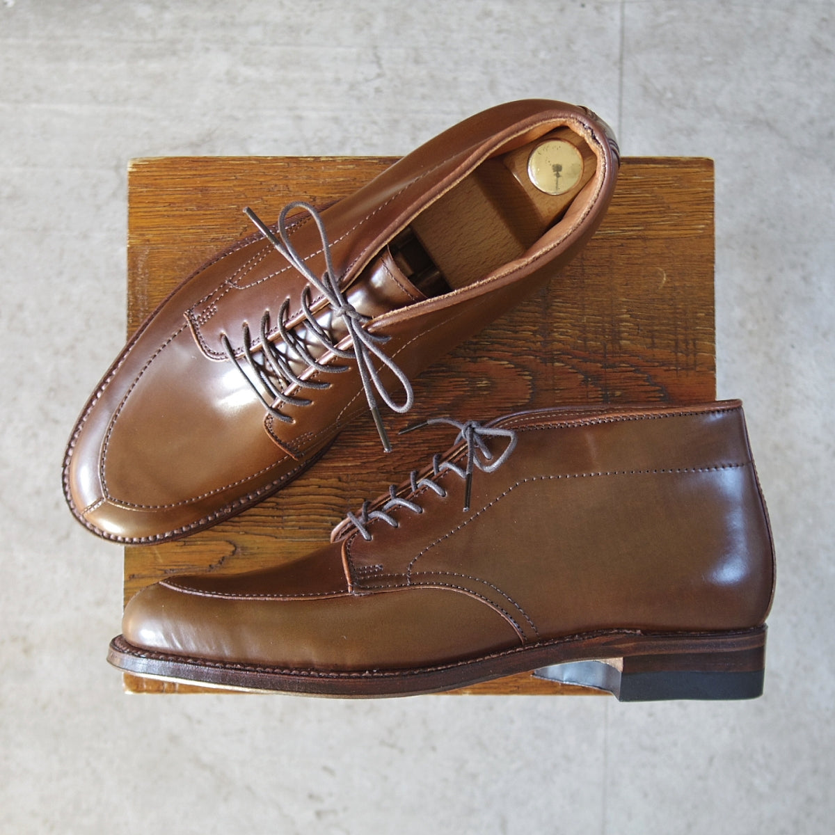 オールデン 8E【貴重☆シガー色/コードバン/チャッカブーツ/13132