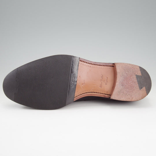 美品★クロケット&ジョーンズ 6.5E【定価￥121,000-★CAVENDISH 3/キャベンディッシュ】タッセルローファー/375ラスト/スエード/紺★o303